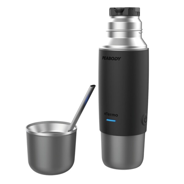 E-Termo portatil Electrico con Bombilla Integrada 500ml - Peabody