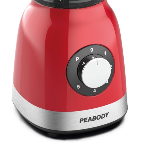Licuadora de Mesa 1200w Roja Metalizada - Peabody